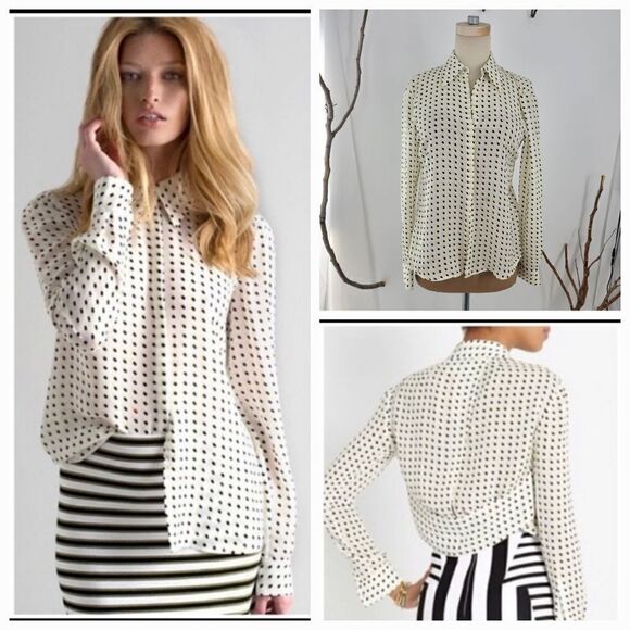 A.L.C happy pill silk blouse - Picture 1 of 16